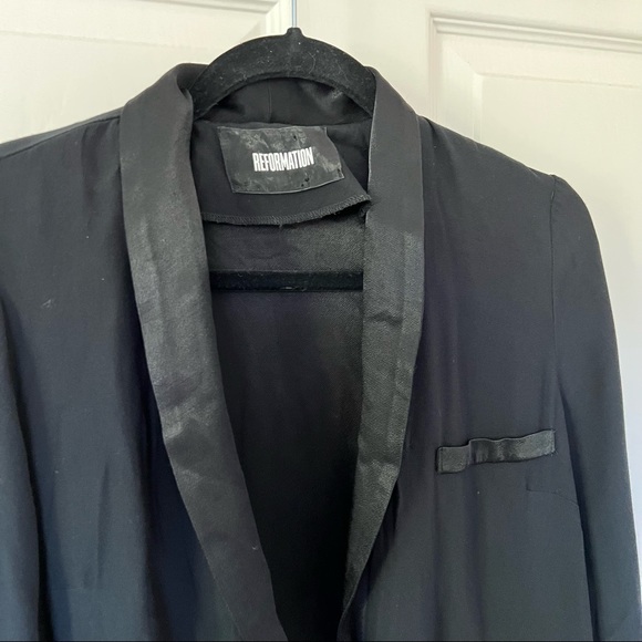 Reformation slouchy black Wakeman blazer, small - Picture 5 of 9